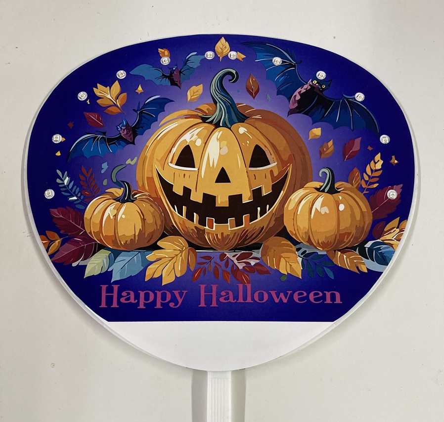 光るうちわ「ハロウィン」 | 電源レスで光る製品なら株式会社プロステクノ